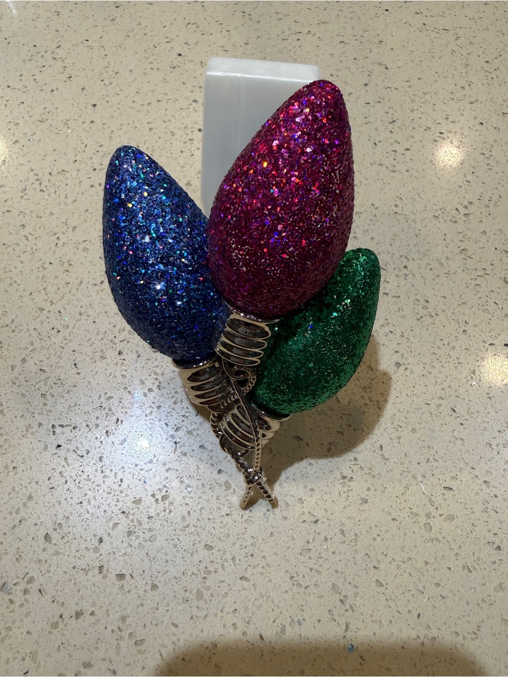 Bath & Body Works Glitter Bulbs Trio in Blue, Pink & Green Wall Flowers Plug-in